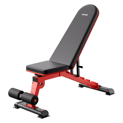 FlexLift Pro Incline Bench full product view red and black