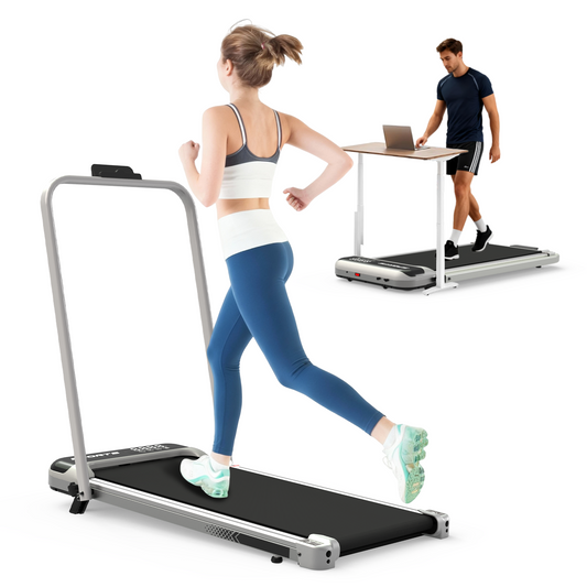 StridePace 2-in-1 Folding Treadmill dimensions 44x22x41 inches