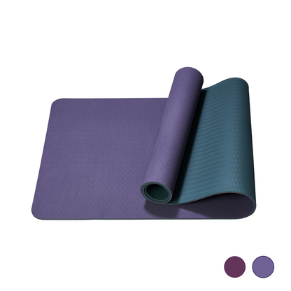 ZenFlow TPE Yoga Mat purple pink high resilience waterproof tear resistant