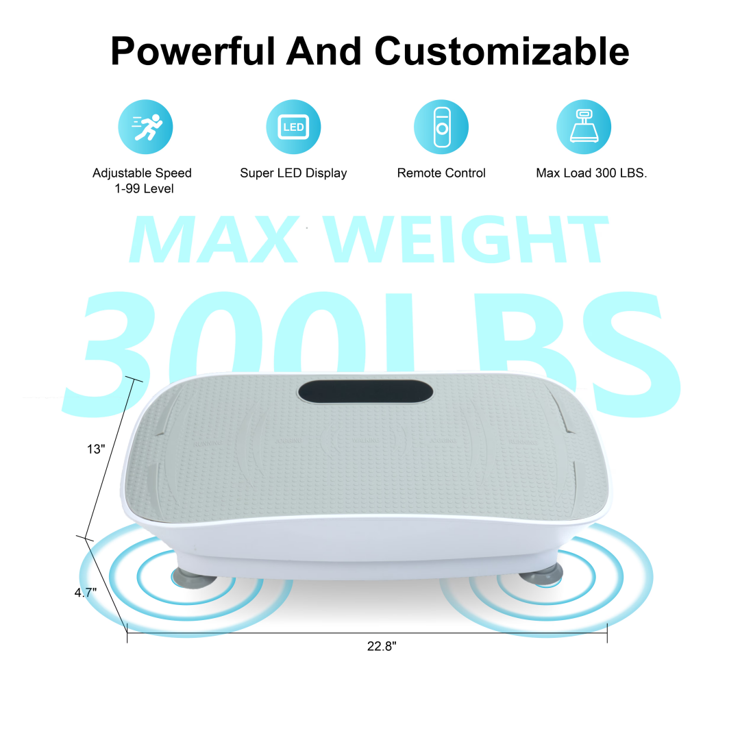 VibraSlim Lite vibration plate dimensions and specs