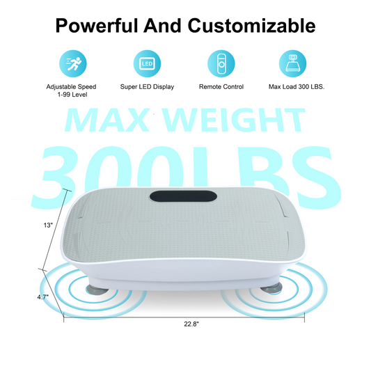 VibraSlim Lite vibration plate dimensions and specs