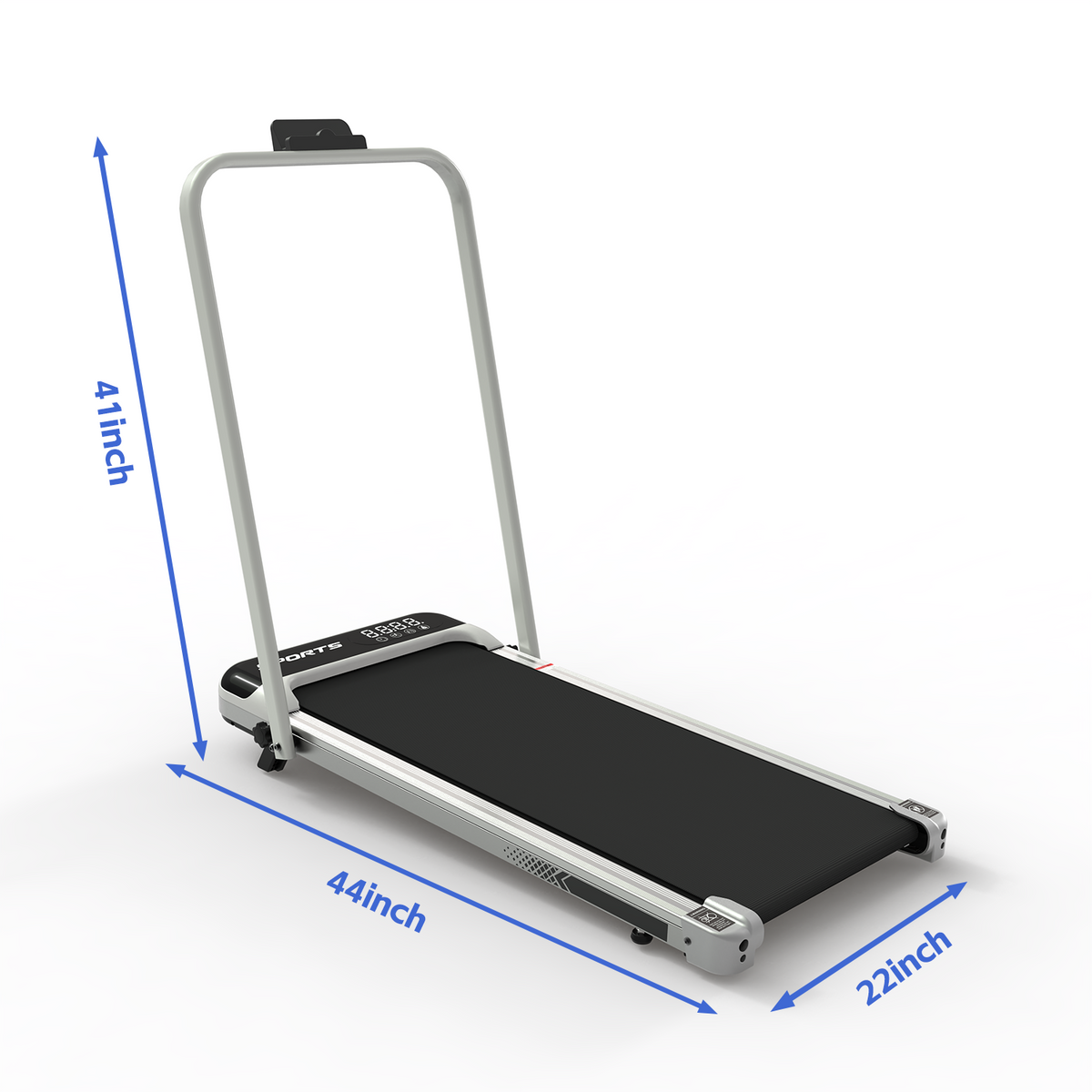 StridePace treadmill maximum speed 6.2 mph with 36.6 inch running belt