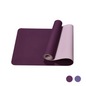 ZenFlow Yoga Mat purple teal color variant rolled view