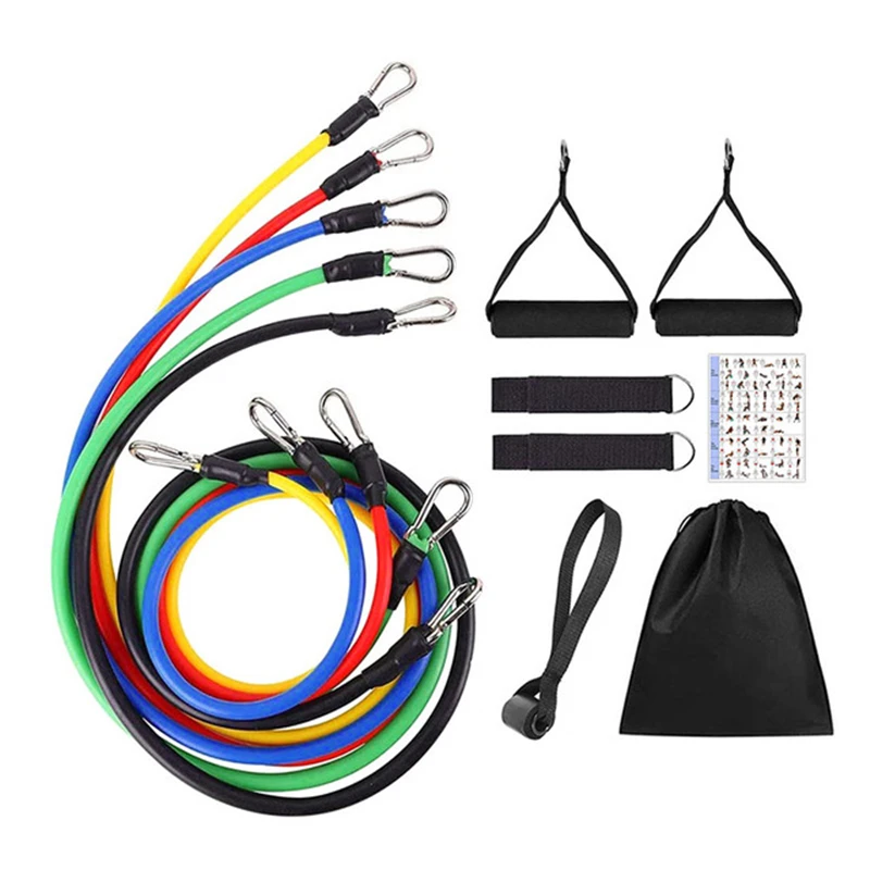 FlexBand Pro Resistance Cable Set – 11-Piece Full Body Kit
