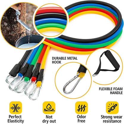 FlexBand Pro Resistance Cable Set – 11-Piece Full Body Kit